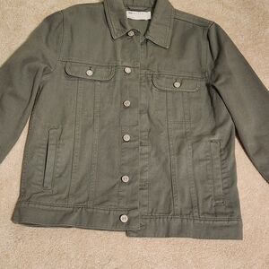 ASOS Olive Green Denim Jacket